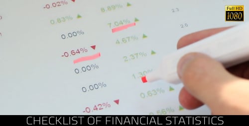 Highlighting Financial Data on a Business Report