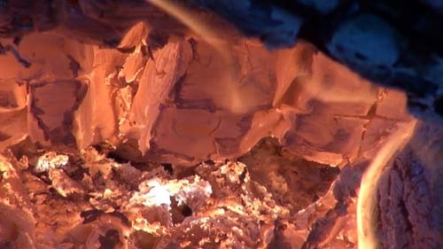 Red Charcoal and Bonfire