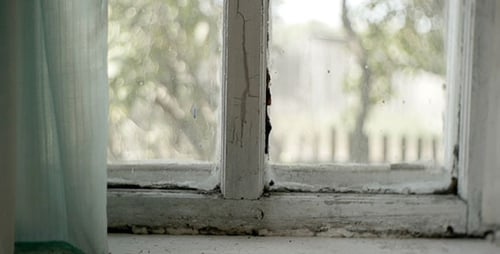 Old Village House Window 14