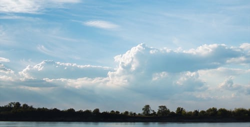 Himmel mit Wolken