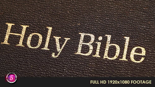 Close Up of the Holy Bible