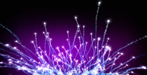 Vibrant Particle Burst Event Intro Reveal Animation