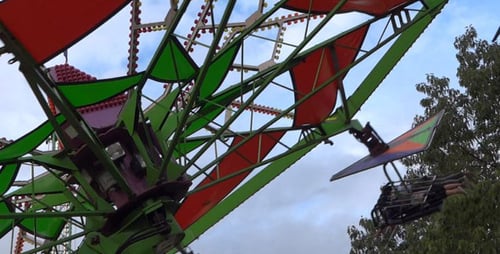 Fair Park Attraction - Flying Wheel