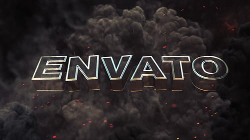 Powerful Explosion 3D Logo