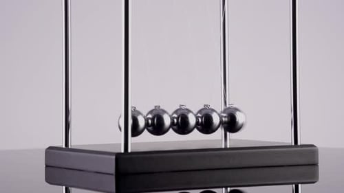 Newton's Cradle Slow Motion
