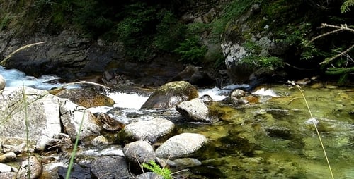 Berg Fluss 1