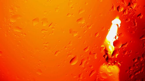 Bougie avec flamme 140