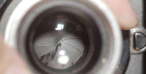 Camera Lens Iris Blades Opening and Closing