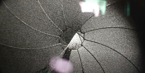 Camera Lens Aperture Blades Opening and Closing