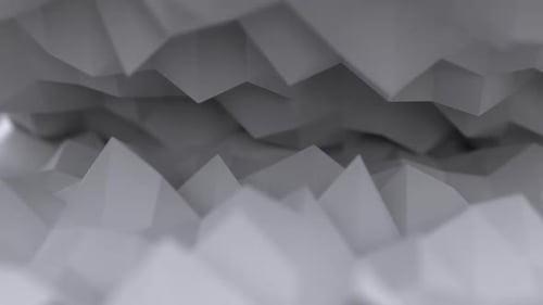 Animated Abstract Geometric Wave Background