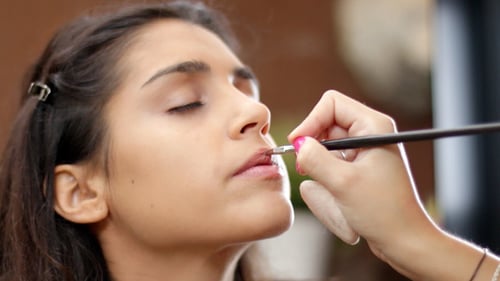 Lippenpinsel zum Schminken