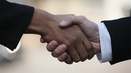 Welcome Handshake