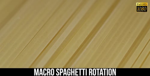 Close Up of Raw Dry Spaghetti Pasta