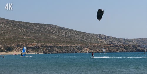 Windsurfen und Kitesurfen