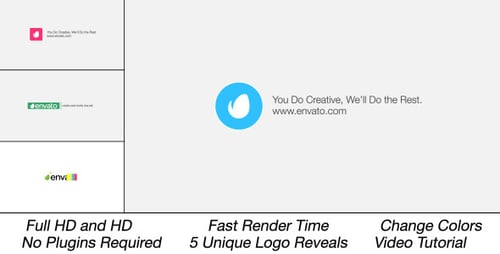 Modern Minimal Logo Reveal Pack