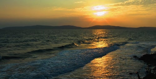 The Morning Sun and Seaside