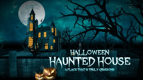 Haunted Halloween Opener: Spooky Graveyard and Horror Slideshow