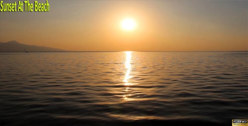 Sunset At The Beach