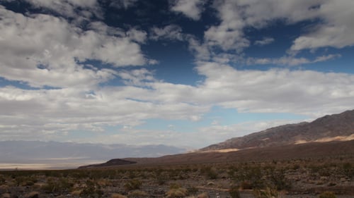 Timelapse Mountain Range Death Valley, California