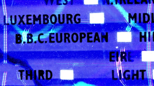 Abstract Distorted Vintage Sound System Close Up