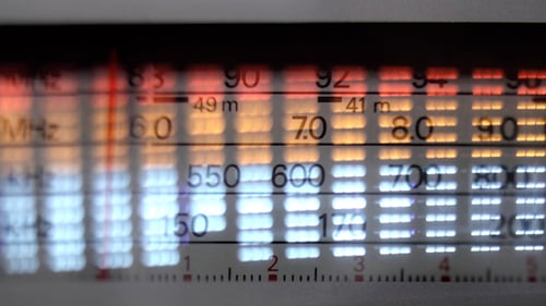 Retro Radio Frequency Display Scanning