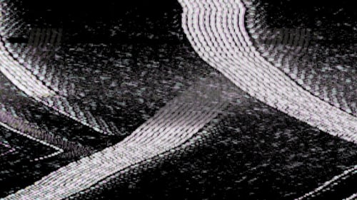 Distorted Flashing Lines and Glitchy Static