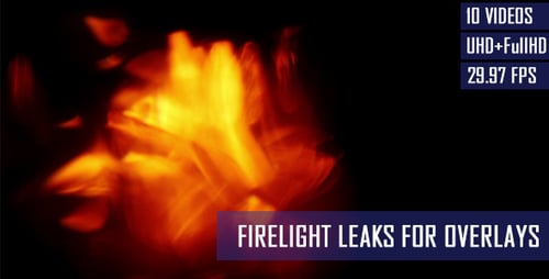 Fire Light Leaks For Overlays