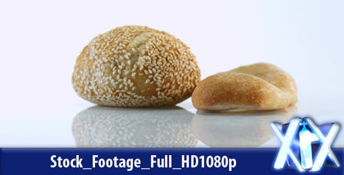 Close Up of Fresh Bread on White Background