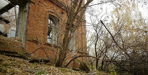 Abandoned Red Brick Building 14