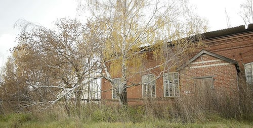 Abandoned Red Brick Building 23