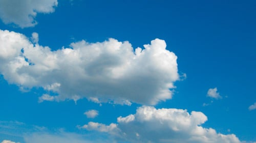 Clouds Moving In Sky