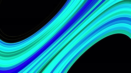 Abstract Colorful Curve Stripes Line Background Motion Video