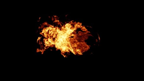 Fire With Sphere Mask