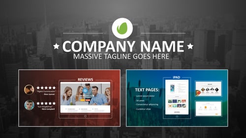 Website and App Promotion with Clean Modern Design