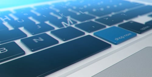 eCommerce Keyboard Logo Reveal