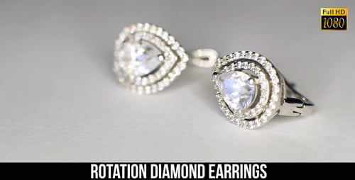 Macro Shot of Ornate Silver Earrings with Gemstones