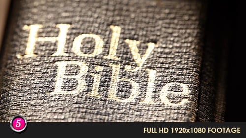 Close Up of a Holy Bible