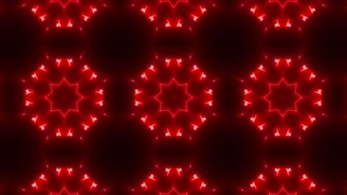Fond de kaléidoscope à lumière rouge VJ 02