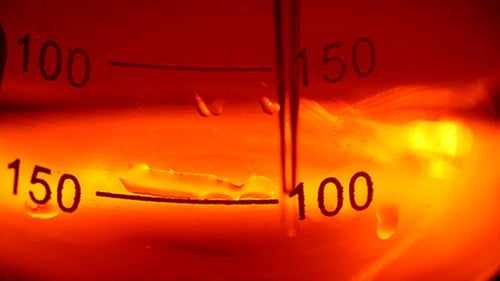 Macro Shot of Measuring Gauge Needle Movement
