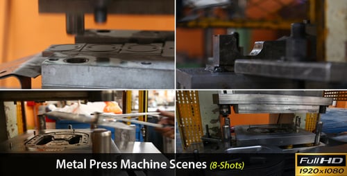 Metal Press Machine Scenes