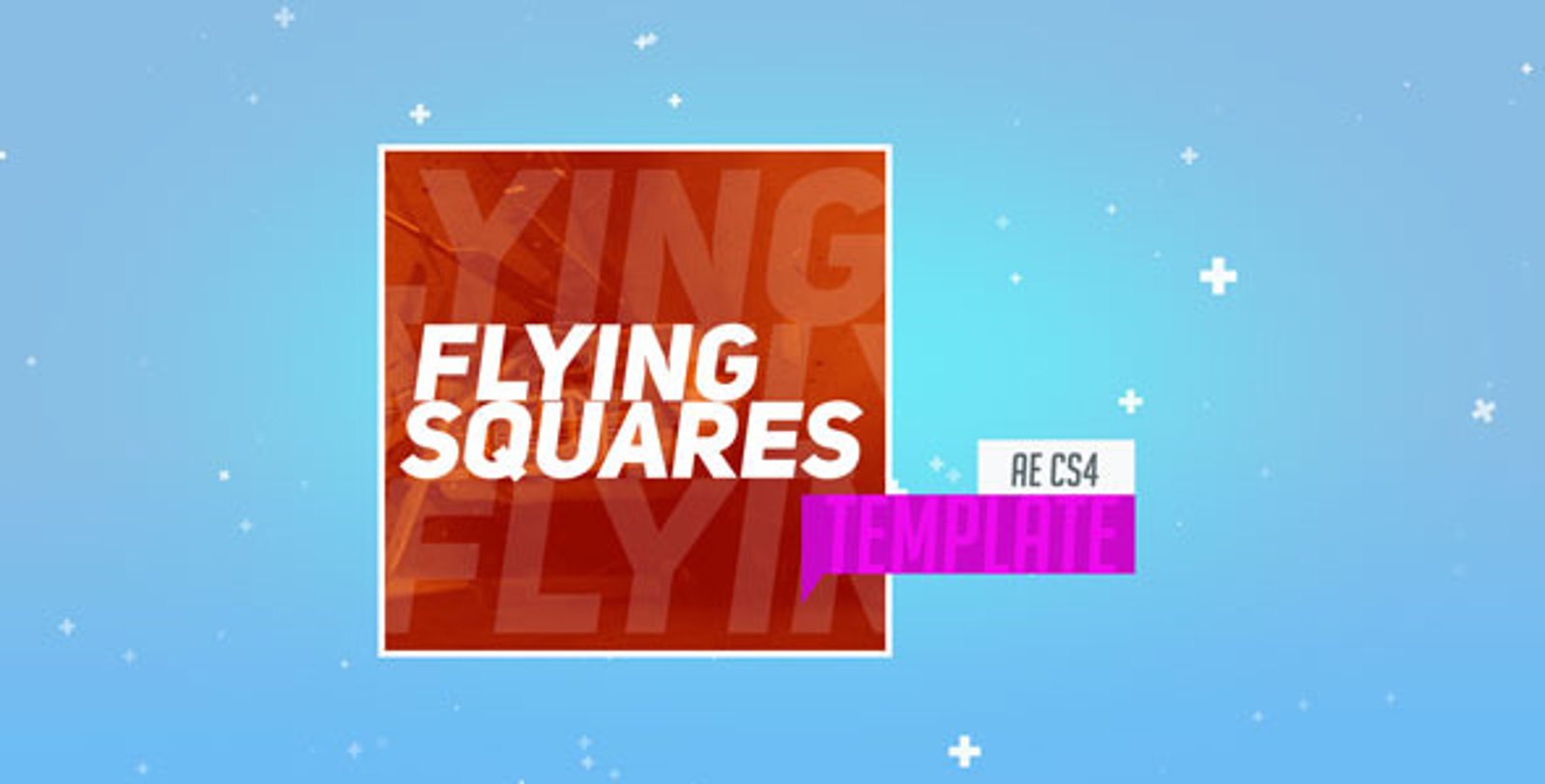 Flying Squares, Video Displays ft. square & highlight elements - Envato