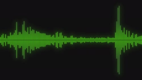 Onda de audio abstracta