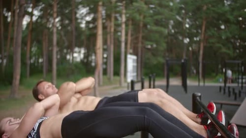 Working Out Couple