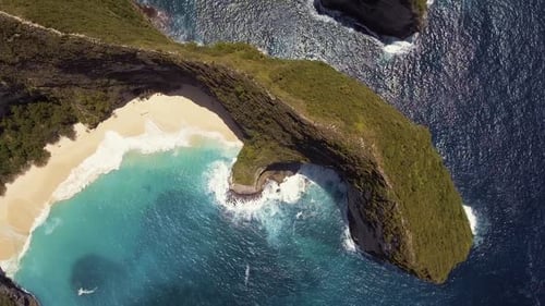 Fliegen über Kelingking Beach