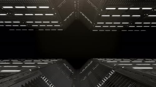 Flying Tunnel Corridor 08 4K