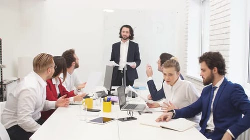 Successful Business People in Office