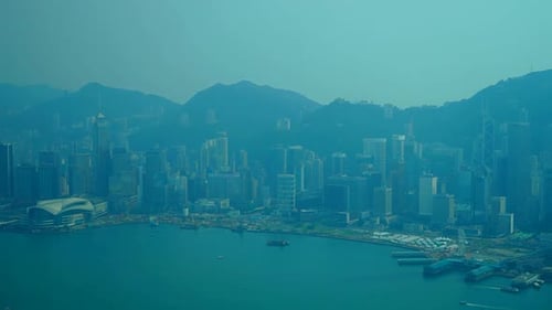 Wunderschönes Gebäude und Architektur rund um die Skyline von Hong Song City