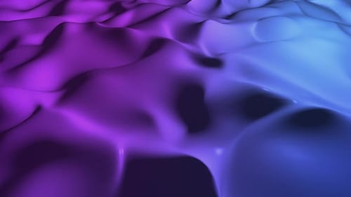 Rendering a Wavy Neon Liquid Surface