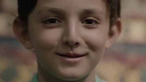 Close Up Portrait of a Happy Child