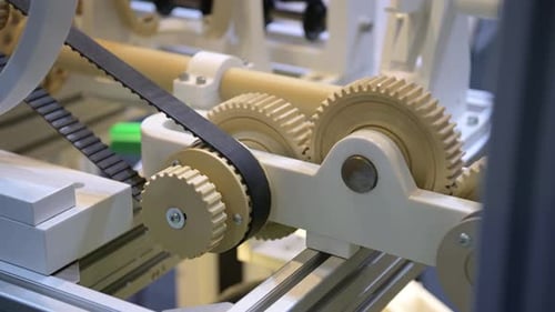 The Operating Mechanism with Gear Wheels